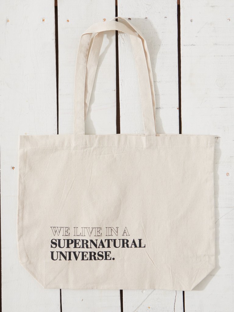 We Live In A Supernatural Universe Tote